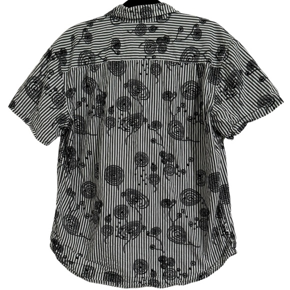 OBEY UNDERTONE WOVEN ORGANIC BUTTON-DOWN COLLARED SHIRT SIZE MEDIUM - Picture 6 of 9